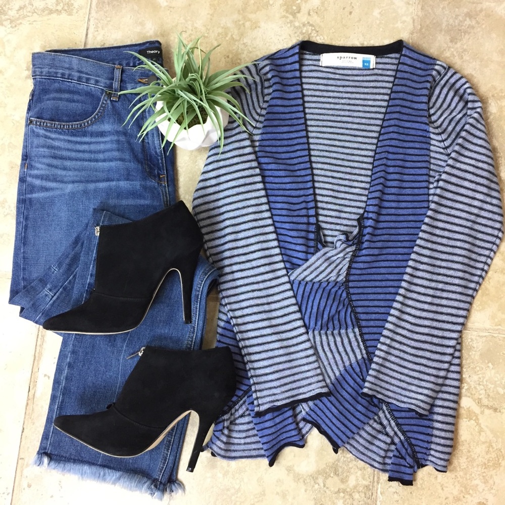 ANTHROPOLOGIE Sparrow Striped Sweater